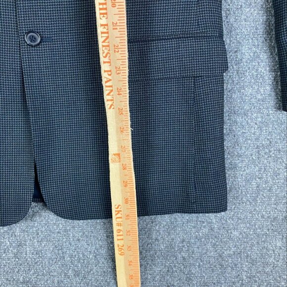 Haggar Blazer Men's 40R‎ Jacket Polyester Wool Adults 3 Buttons - Picture 4 of 9